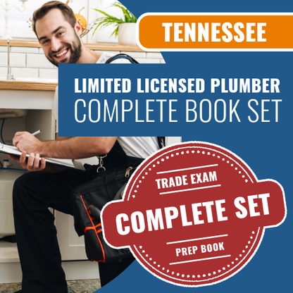 Paquete de libros de plomero con licencia limitada de Tennessee