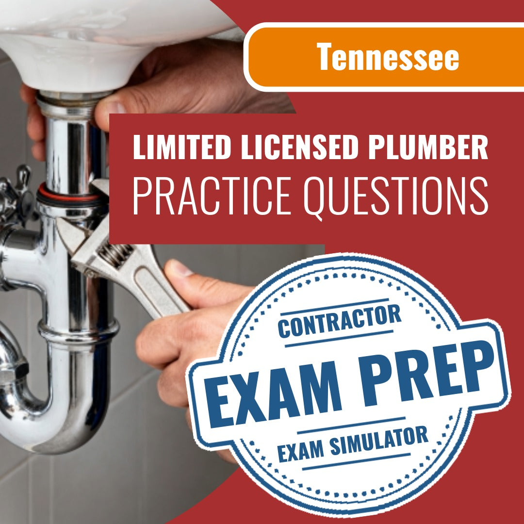 Tennessee LLP - Limited Licensed Plumber (ProV) Exam - Online Practice Questions