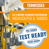 Tennessee LLE Limited Licensed Electrician Exam Complete Highlighted & Tabbed Book Package
