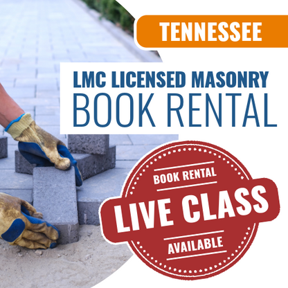 Tennessee LMC Licensed Masonry - Books & Courses Rental Package