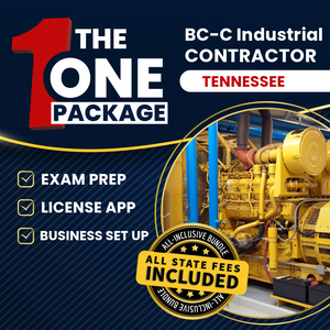 The 1 Package: All-Inclusive Tennessee BC-C Industrial Contractor Exam, Licensing & Business Setup Solution