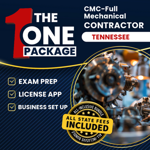 The 1 Package: All-Inclusive Tennessee CMC-Full Mechanical Contractor Exam, Licensing & Business Setup Solution