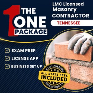 The 1 Package: All-Inclusive Tennessee LMC Licensed Masonry Contractor Exam, Licensing & Business Setup Solution