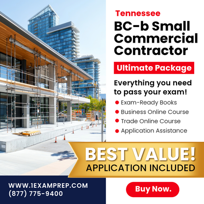TENNESSEE BC-b SMALL COMMERCIAL ULTIMATE EXAM PREP RENTAL PACKAGE