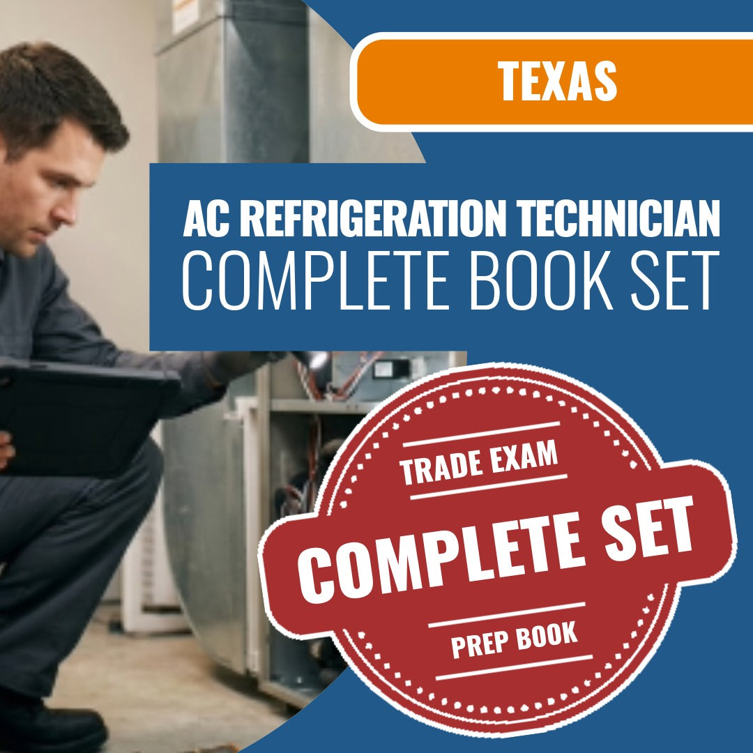 Texas Certified Air Conditioning & Refrigeration Technician Contractor Book Package