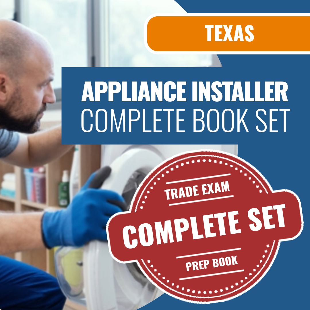 Texas Residential Appliance Installer Book Package