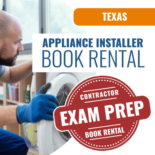 Texas Residential Appliance Installer Books & Course Rental