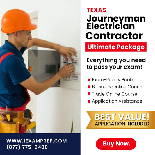 Texas Journeyman Electrician Ultimate Exam Prep Rental Package