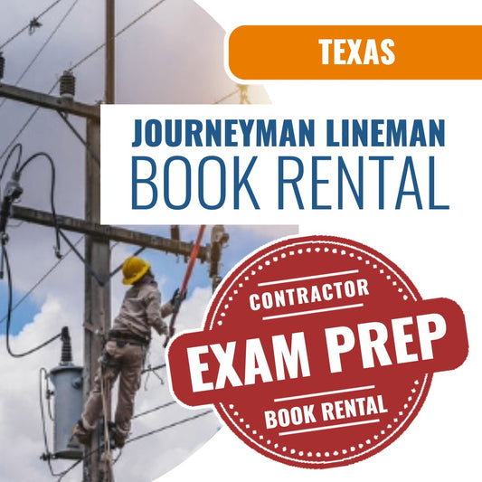 Texas Journeyman Lineman Electrician Books & Course Rental