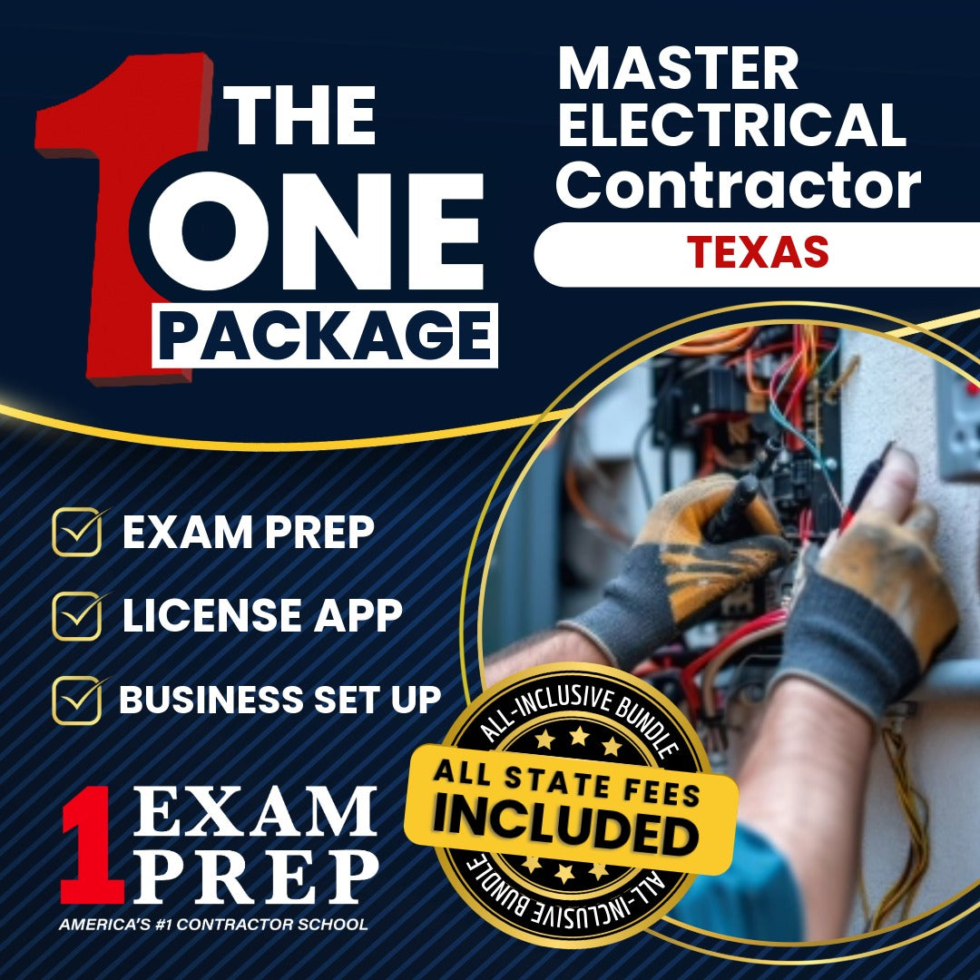 The 1 Package: All-Inclusive Texas Master Electrical Contractor Exam, Licensing & Business Setup Solution