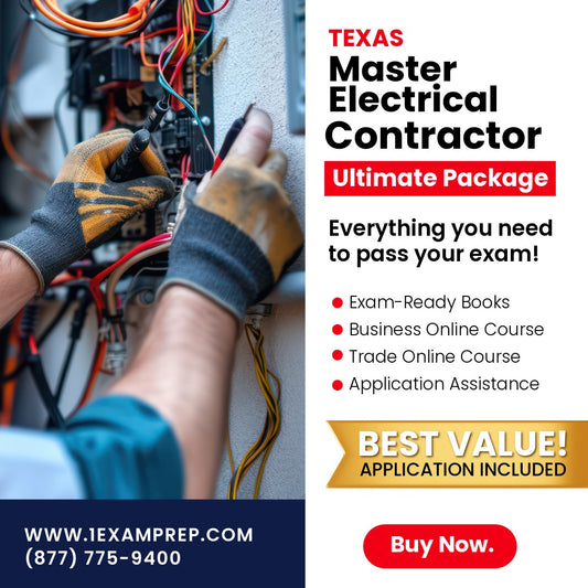 Texas Master Electrical Contractor Ultimate Exam Prep Rental Package
