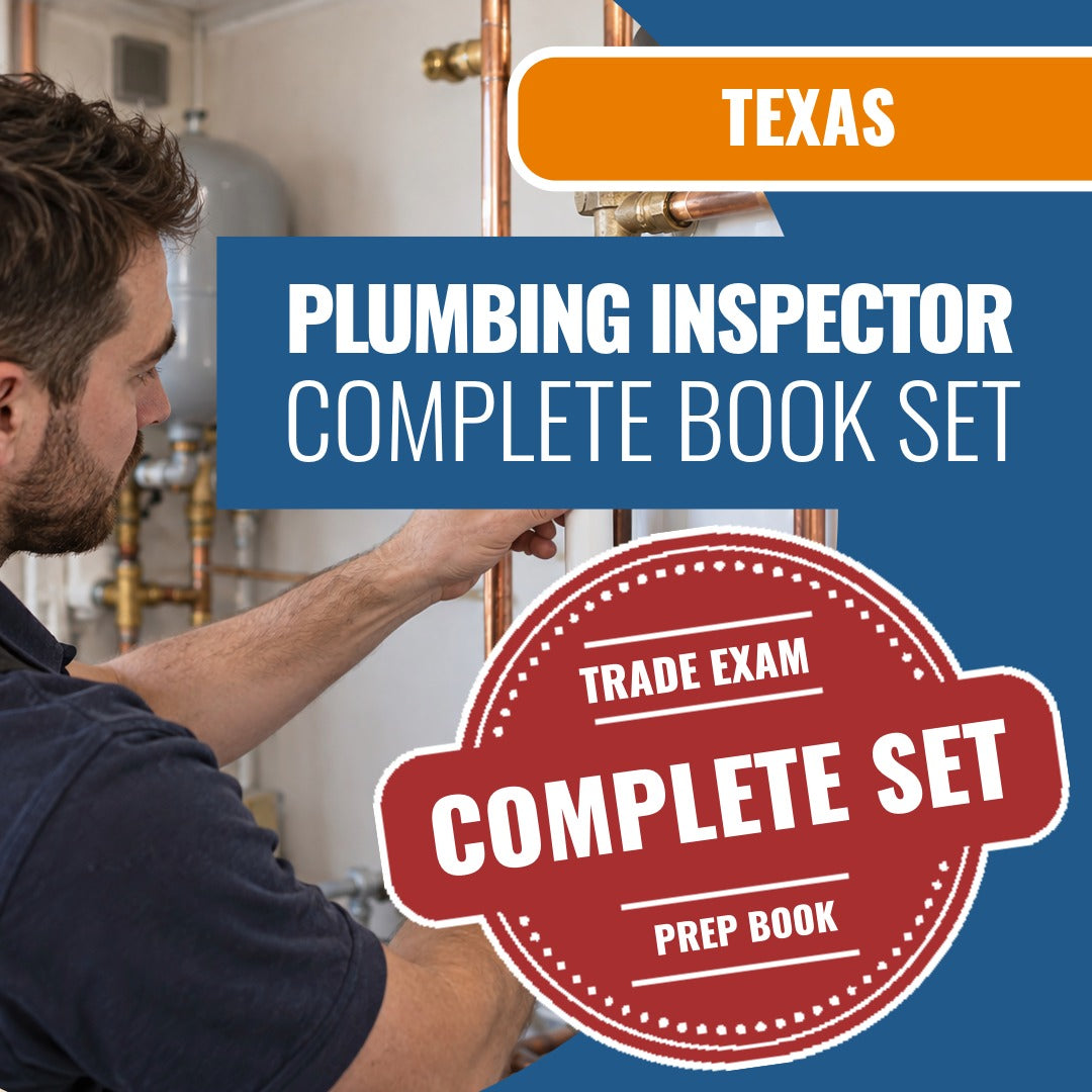 Texas Plumbing Inspector Book Package
