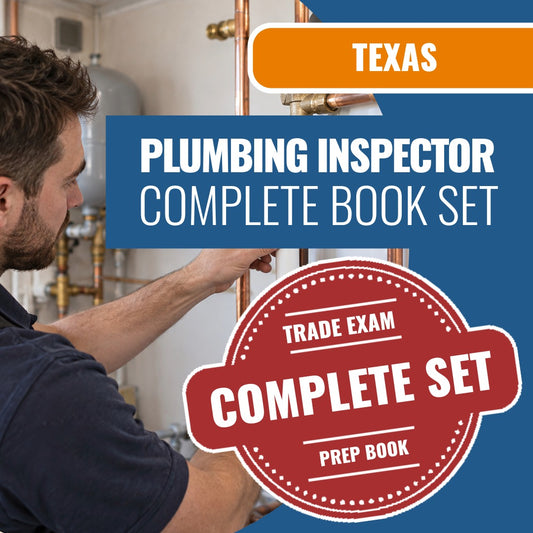Texas Plumbing Inspector Book Package
