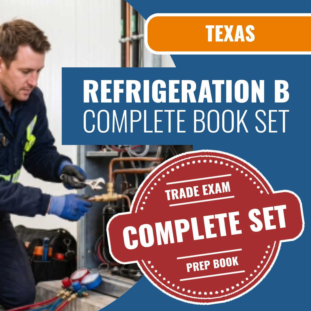 Texas Commercial Refrigeration Class B Contractor Book Package