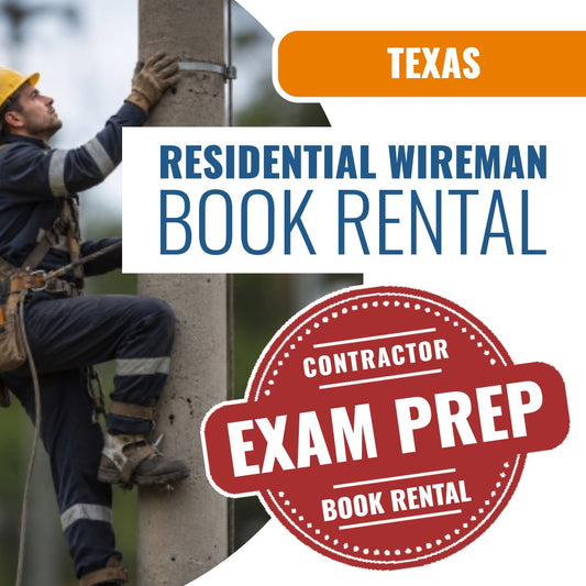 Texas Residential Wireman Electrician Books & Course Rental