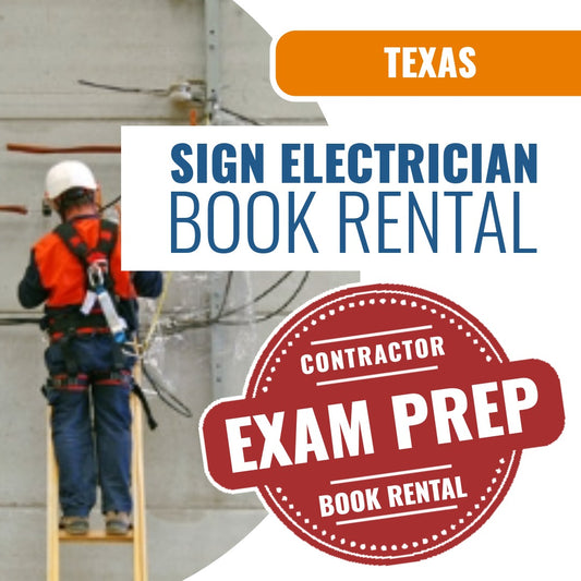 Texas Journeyman Sign Electrician Books & Course Rental
