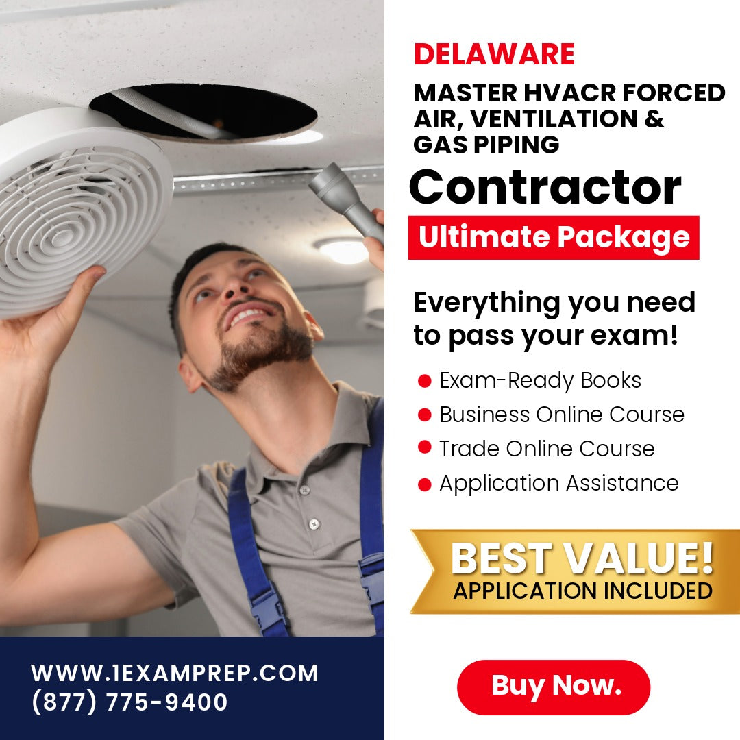 Delaware Master HVACR Restricted Forced Air Systems, Ventilation & Gas ...