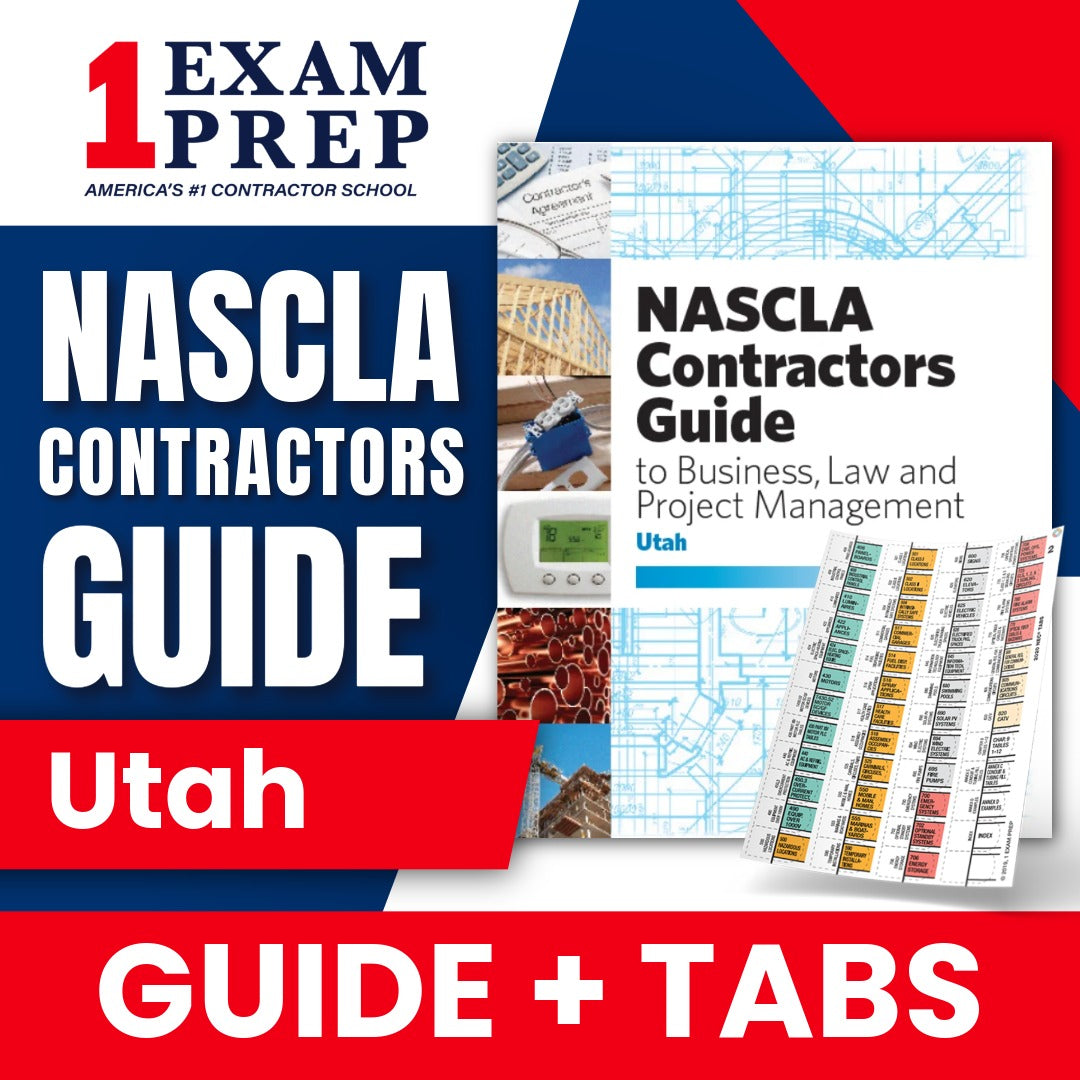 Utah NASCLA Contractor's Guide to Business, Law and Project Management, 4th Edition + Tabs Bundle