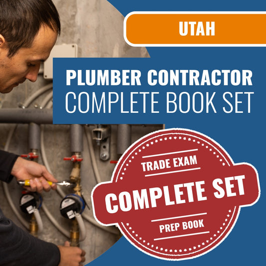 Utah Plumber Written Exam Book Package