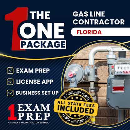 The 1 Package: All-Inclusive Florida Gas Line Contractor Exam, Licensing & Business Setup Solution