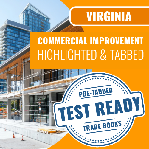 Virginia Commercial Improvement Contracting Book Package - Highlighted and Tabbed