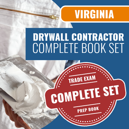 Virginia Drywall Contracting Exam Complete Book Package