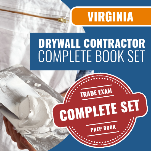 Virginia Drywall Contracting Exam Complete Book Package