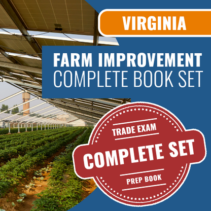 Virginia Farm Improvement Contracting Exam Complete Book Package