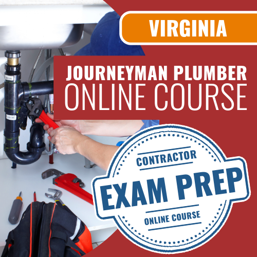 Virginia Journeyman Plumber - Online Exam Prep Course