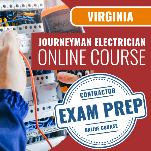 Virginia Journeyman Electrician Online Course by 1 Exam Prep
