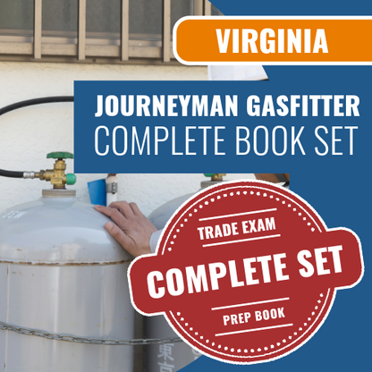 Virginia Journeyman Natural Gasfitter Exam Complete Book Package