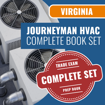 Virginia Journeyman HVAC Exam Complete Book Package