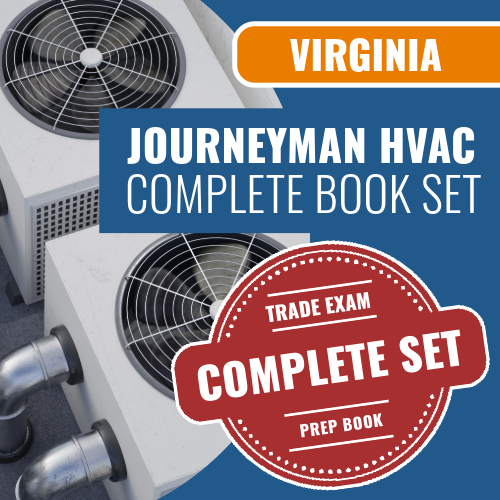 Virginia Journeyman HVAC Exam Complete Book Package