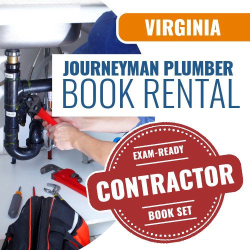 Virginia Journeyman Plumber - Book Rental Package