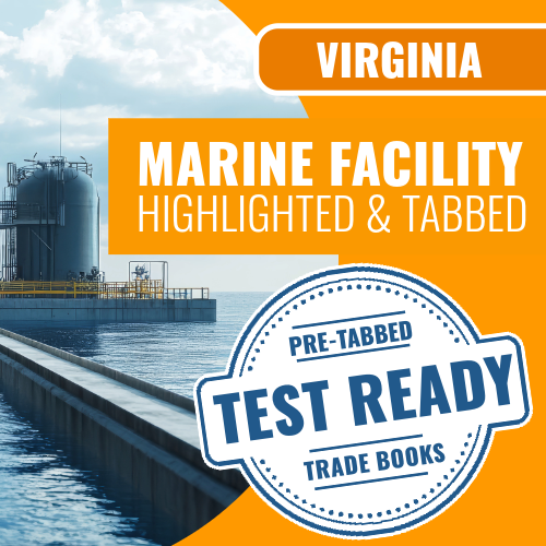 Virginia Marine Facility Contractor Exam Complete Pre-Highlighted & Tabbed Book Package