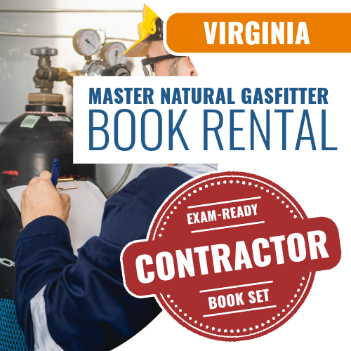 Virginia Master Gasfitter - Book Rental Package