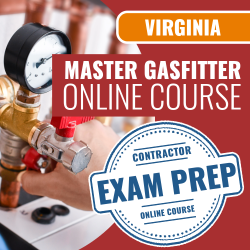 Virginia Master Gasfitter - Online Exam Prep Course