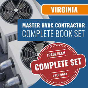 Virginia Master HVAC Exam Complete Book Package