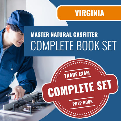 Virginia Master Natural Gasfitter Contractor Exam Complete Book Package