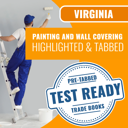 Virginia Painting and Wall Covering Contracting Book Package - Highlighted and Tabbed