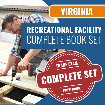 Virginia Recreational Facility Contracting Contractor Exam Complete Book Package