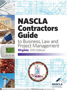 Virginia NASCLA Contractors Guide to Business, Law and Project Management, Virginia 10th Edition; Highlighted & Tabbed