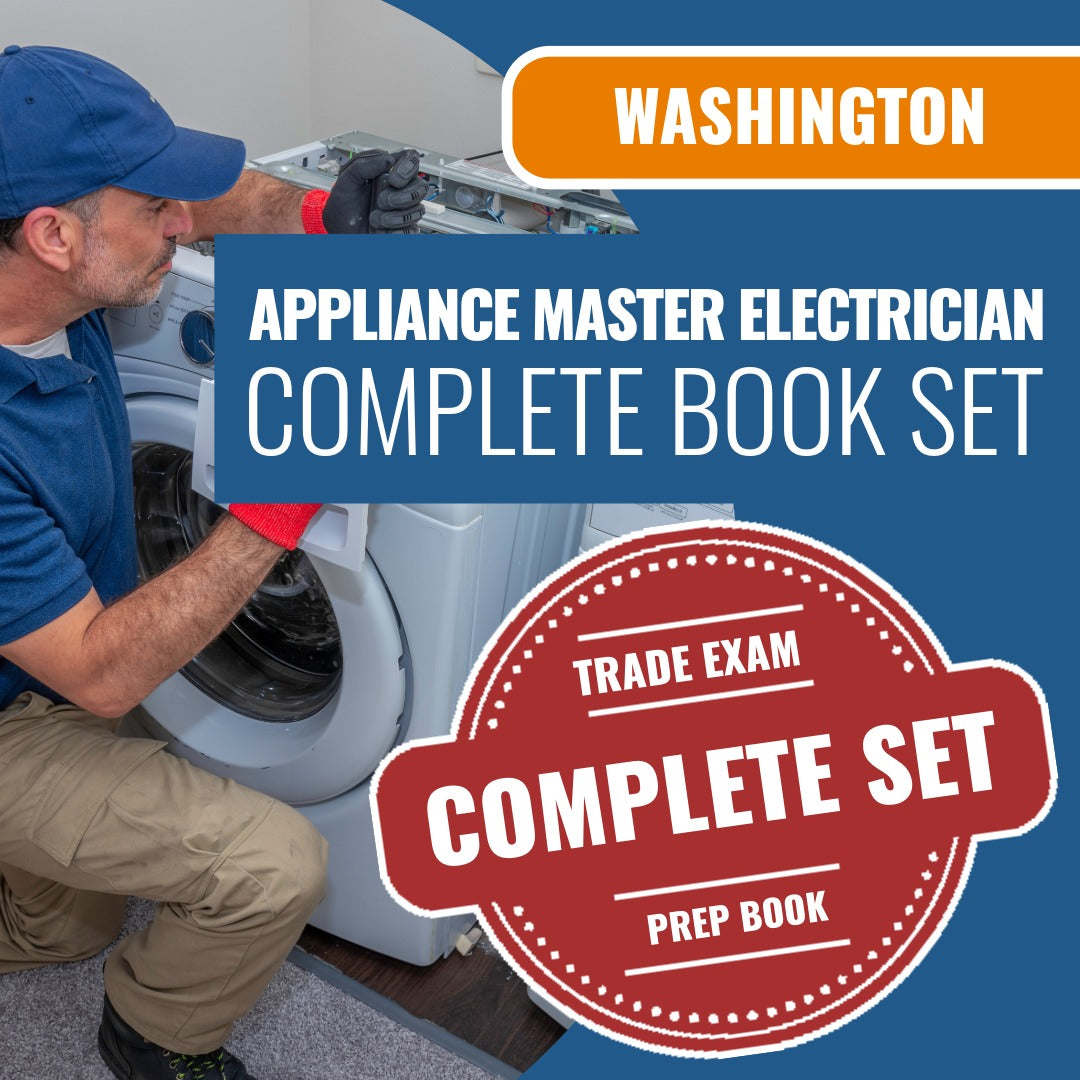 Washington Appliance Repair Master Electrician 07D Book Package