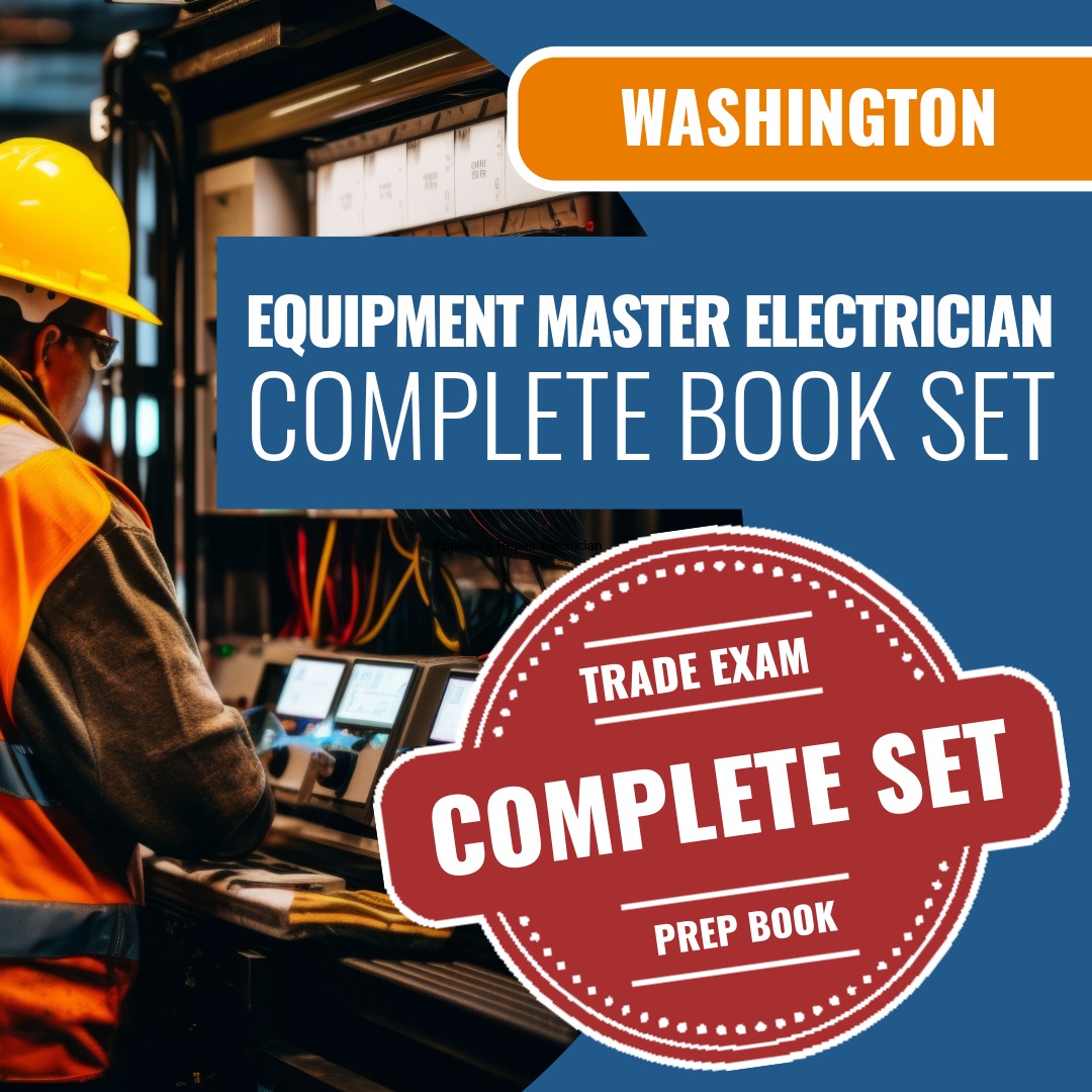 Washington Equipment Repair Master Electrician 07E Book Package