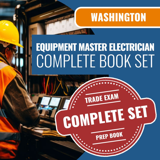 Washington Equipment Repair Master Electrician 07E Book Package