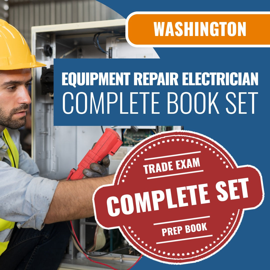 Washington Equipment Repair Electrician 07E Book Package
