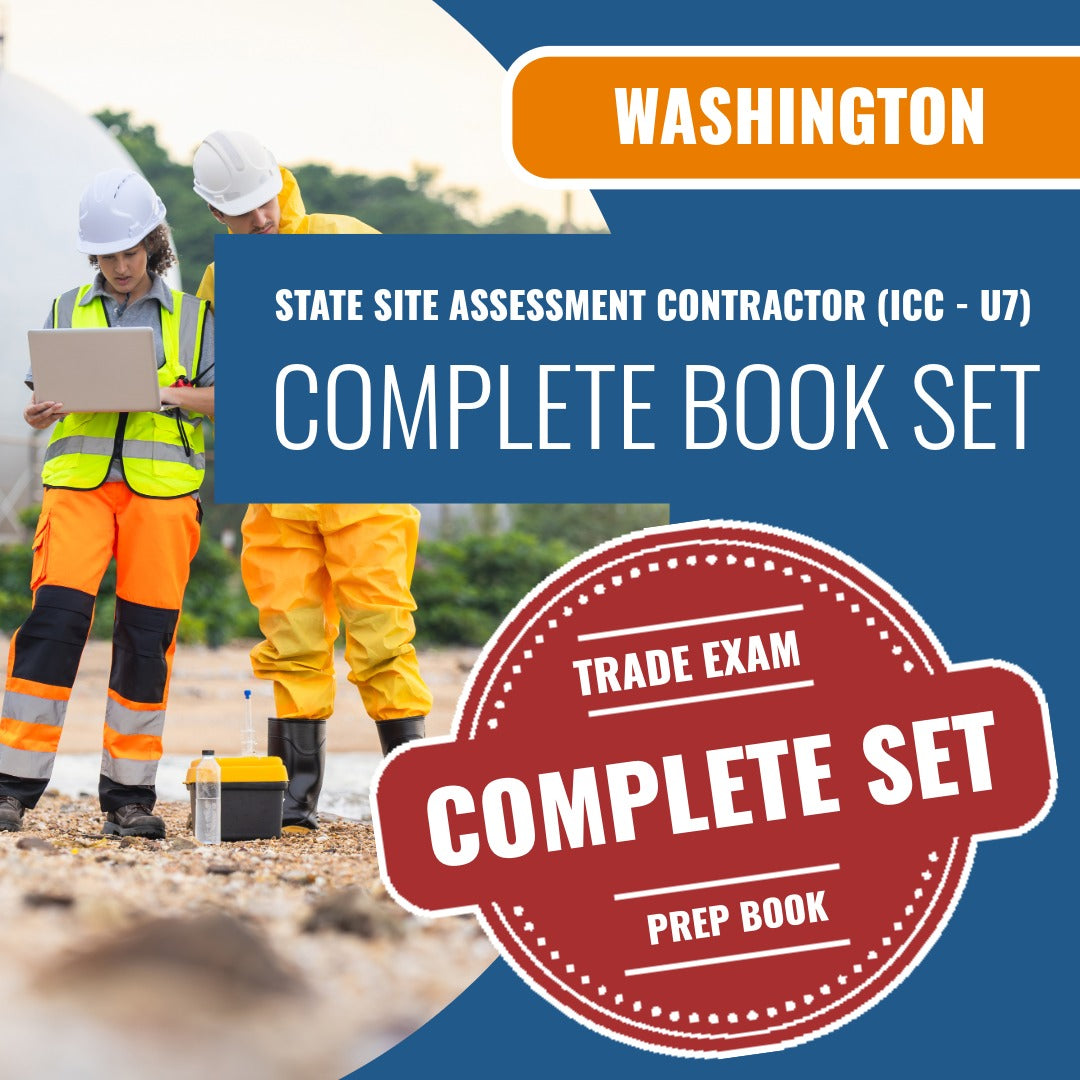 Washington State Site Assessment Contractor (ICC - U7) Exam Book Packa ...