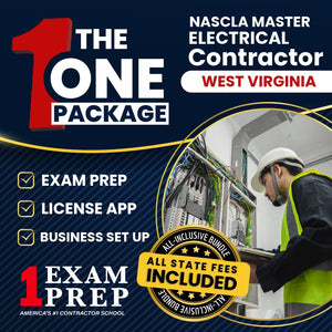 The 1 Package: All-Inclusive West Virginia NASCLA Master Electrical Contractor Licensing & Business Setup