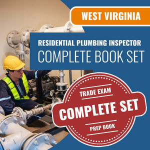 West Virginia Residential Plumbing Inspector (ICC - P1) Exam Book Package