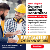 West Virginia General Building Contractor Ultimate Exam Prep Book Rental Package (Prov)